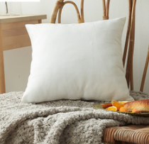 18x18 tan decorative throw pillow by fancy & stacy