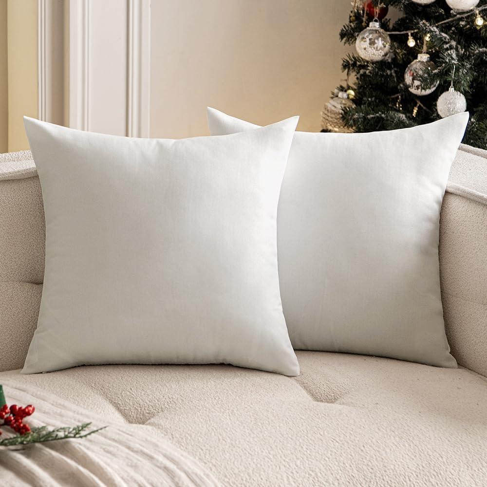 Pack of 1 Solid Color Outdoor Waterproof Throw Pillow Square 18"x18" or Rectangle 12"x20"