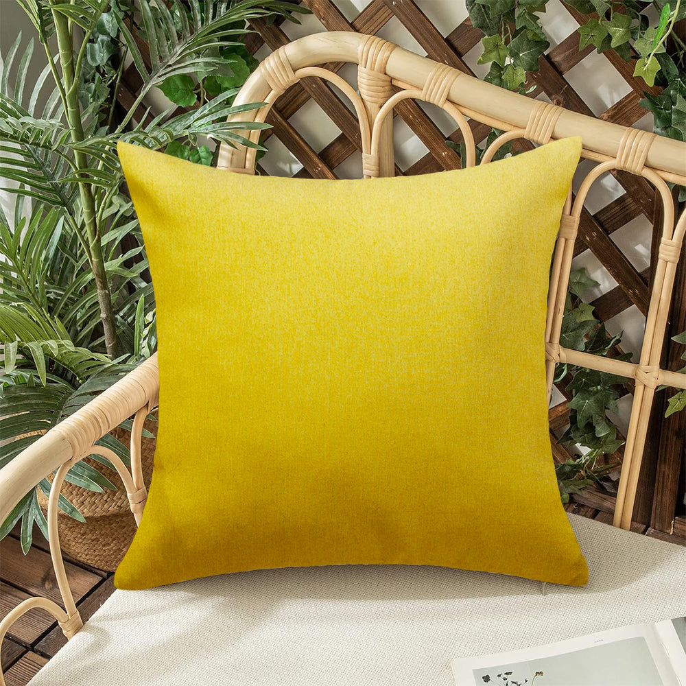 18x18 tan 2-piece pillow cover set by fancy & stacy