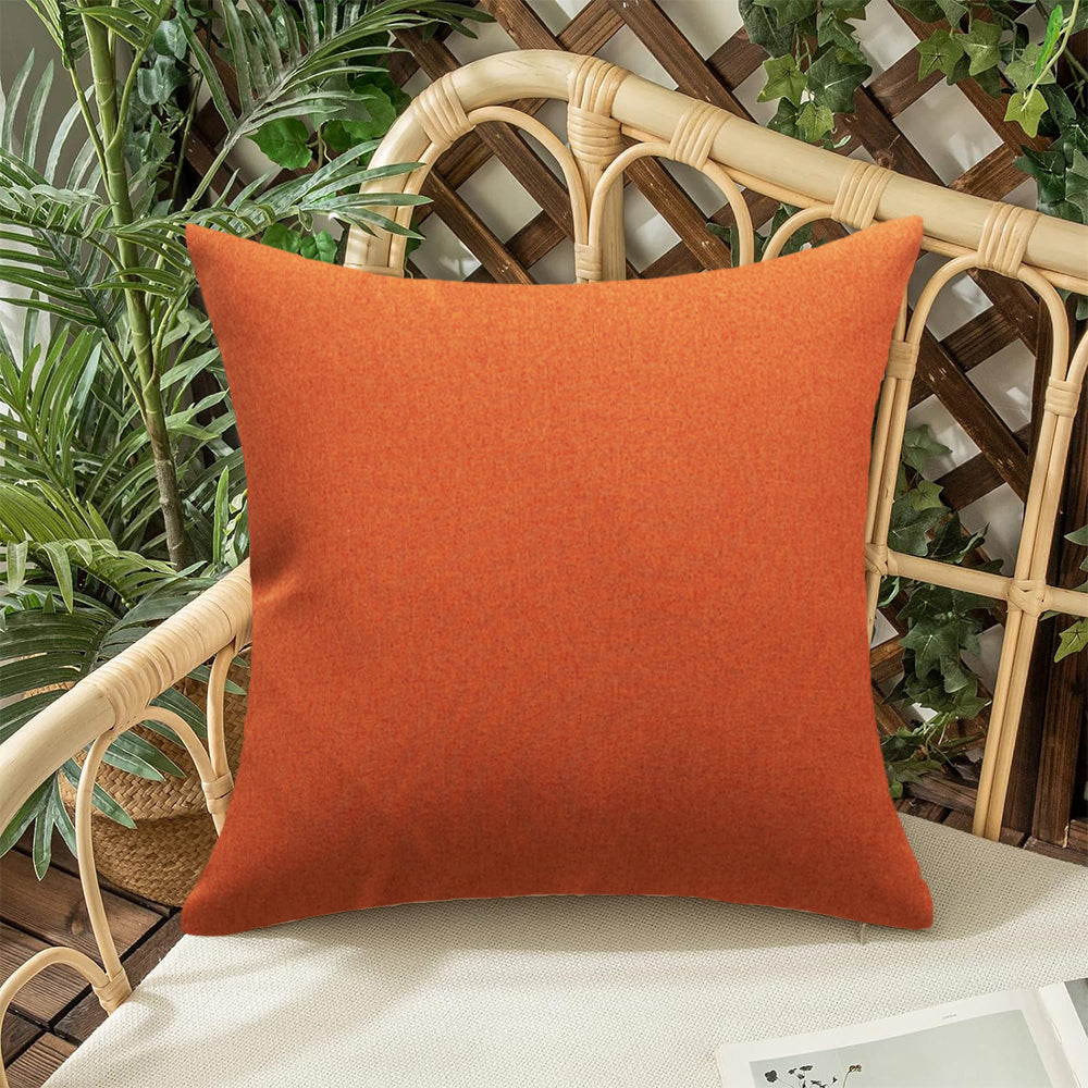 18x18 tan 2-piece pillow cover set by fancy & stacy