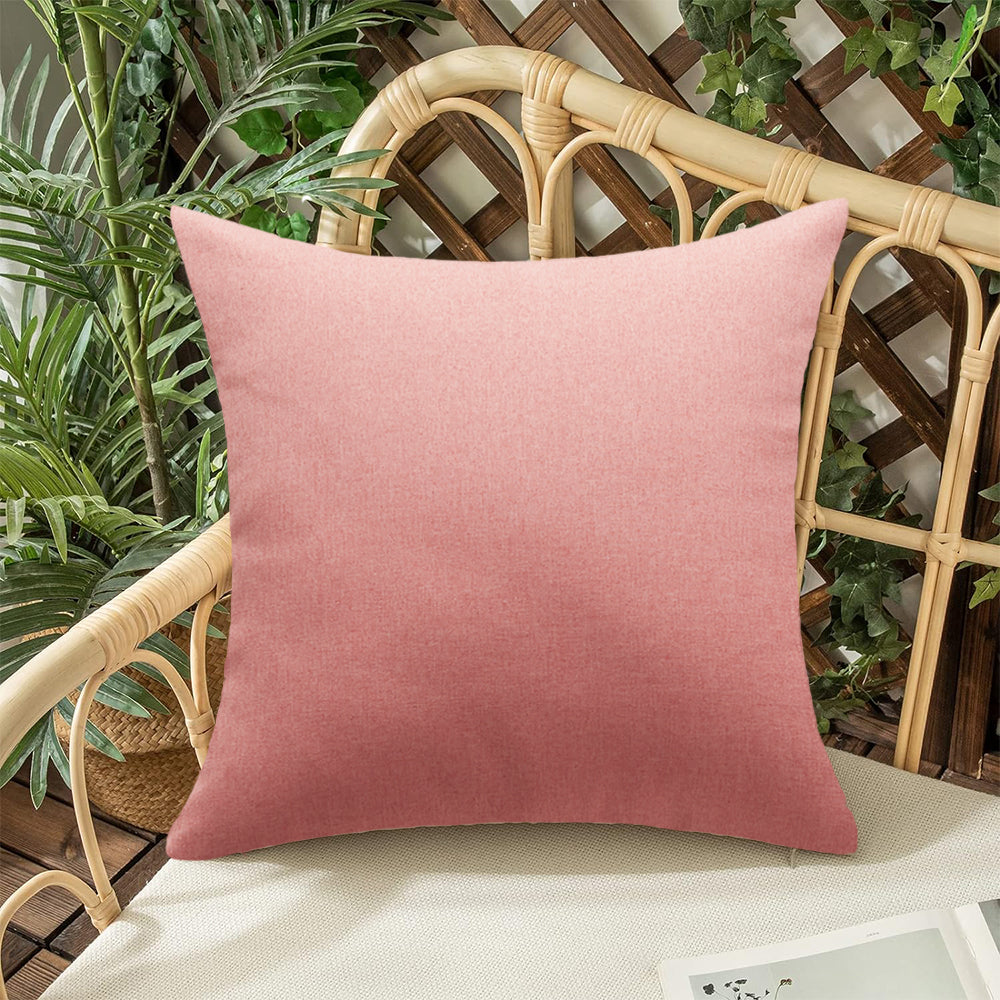 18x18 tan 2-piece pillow cover set by fancy & stacy