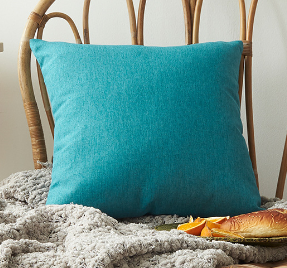 18x18 tan decorative throw pillow by fancy & stacy