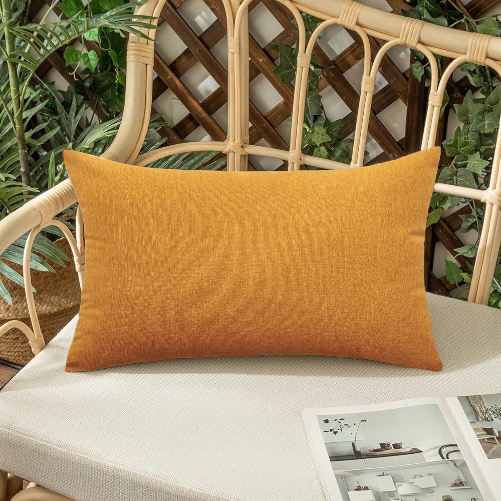 18x18 tan 2-piece pillow cover set by fancy & stacy
