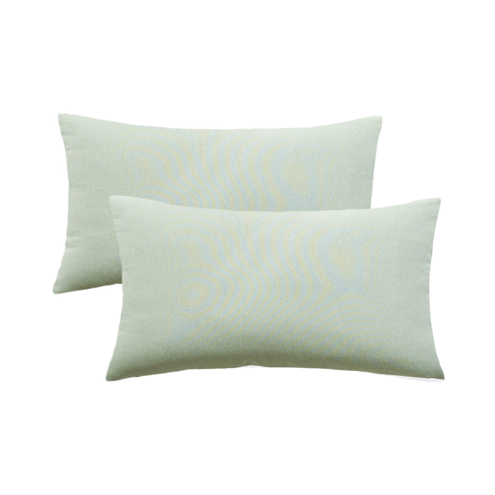 Pack of 1 Solid Color Outdoor Waterproof Throw Pillow Square 18"x18" or Rectangle 12"x20"