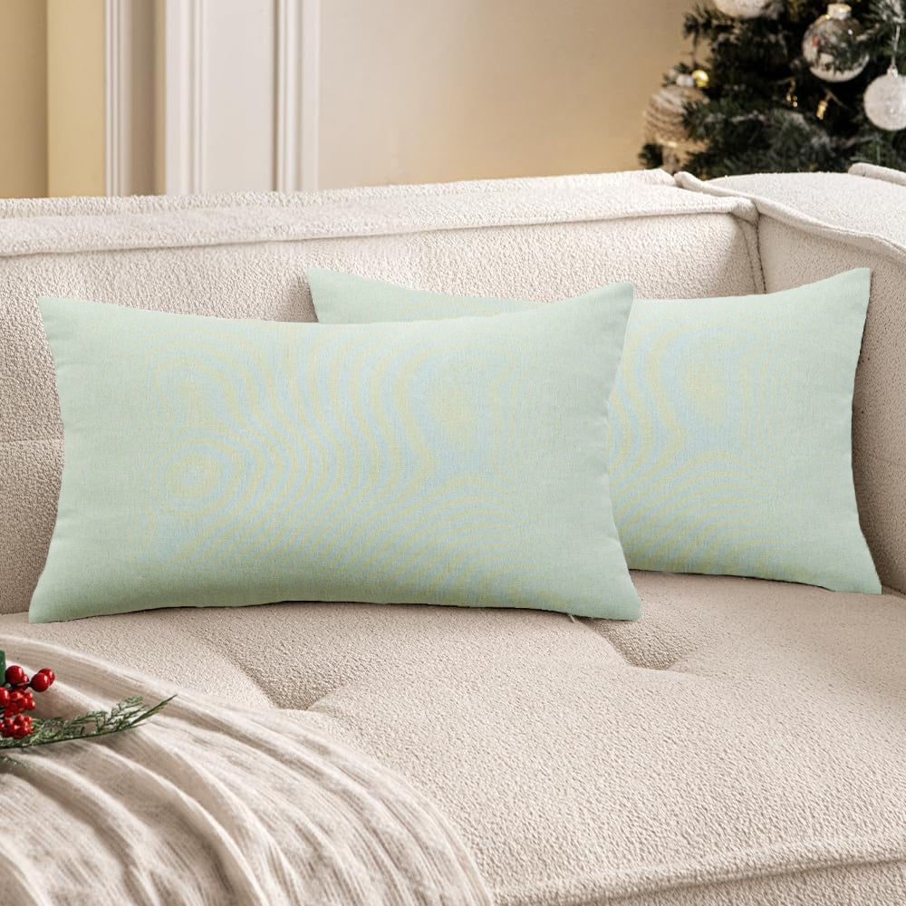 Pack of 1 Solid Color Outdoor Waterproof Throw Pillow Square 18"x18" or Rectangle 12"x20"