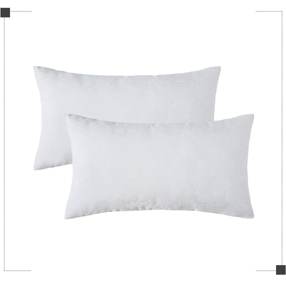Pack of 1 Solid Color Outdoor Waterproof Throw Pillow Square 18"x18" or Rectangle 12"x20"