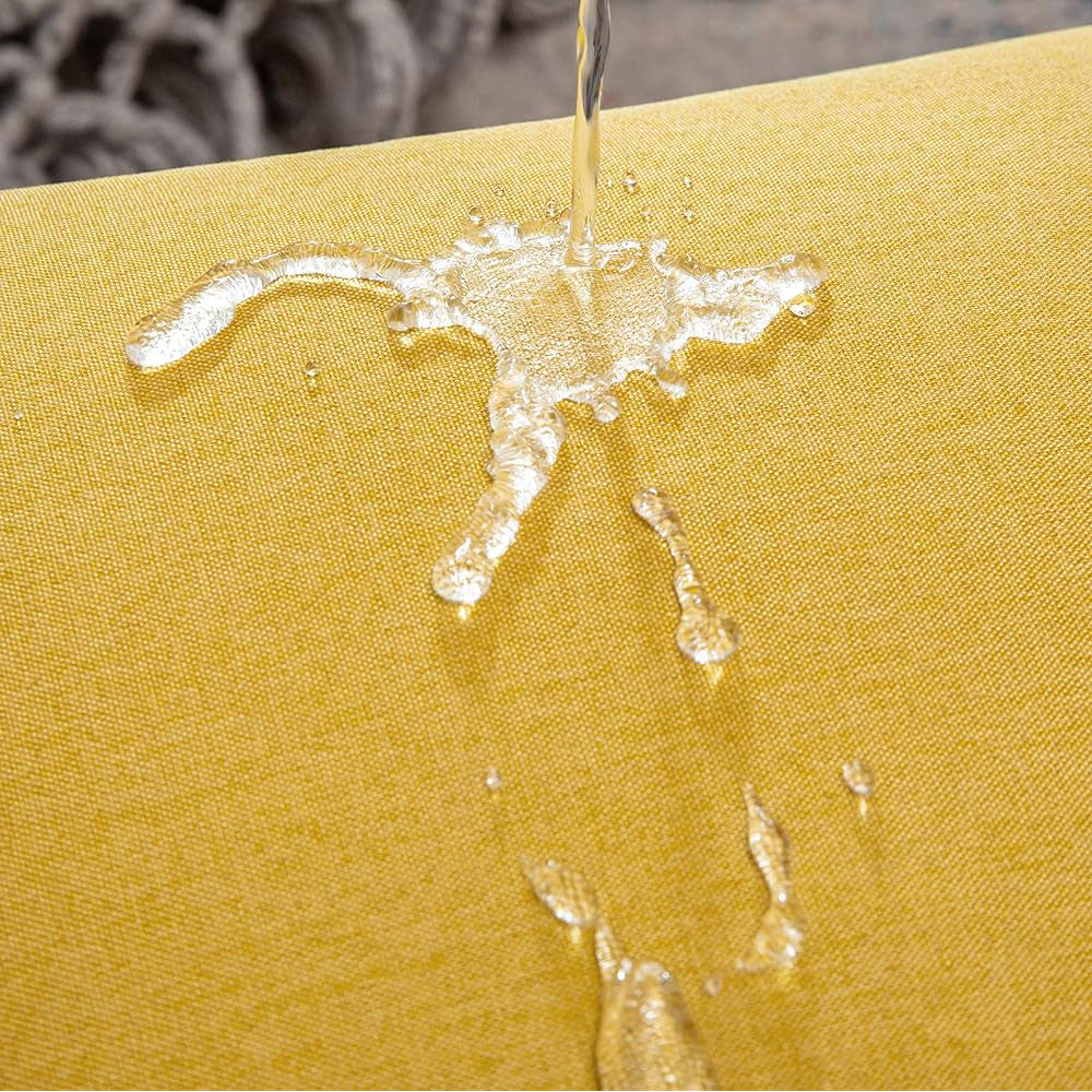 Pack of 1 Solid Color Outdoor Waterproof Throw Pillow Square 18"x18" or Rectangle 12"x20"