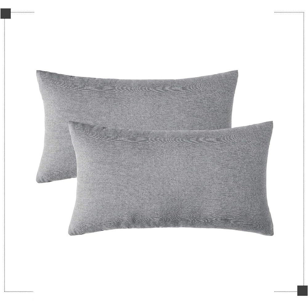 Pack of 1 Solid Color Outdoor Waterproof Throw Pillow Square 18"x18" or Rectangle 12"x20"