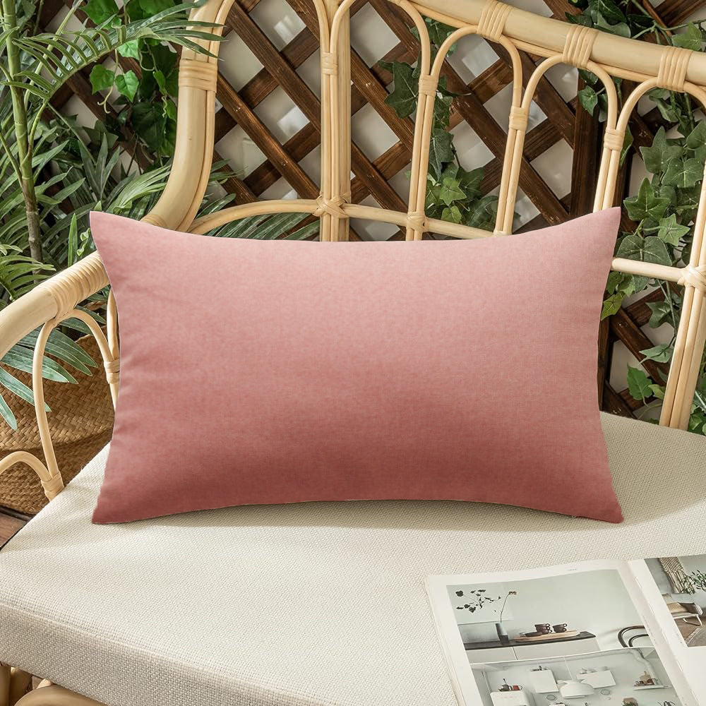 18x18 tan 2-piece pillow cover set by fancy & stacy