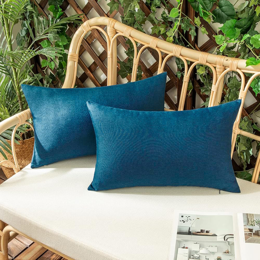 18x18 tan 2-piece pillow cover set by fancy & stacy