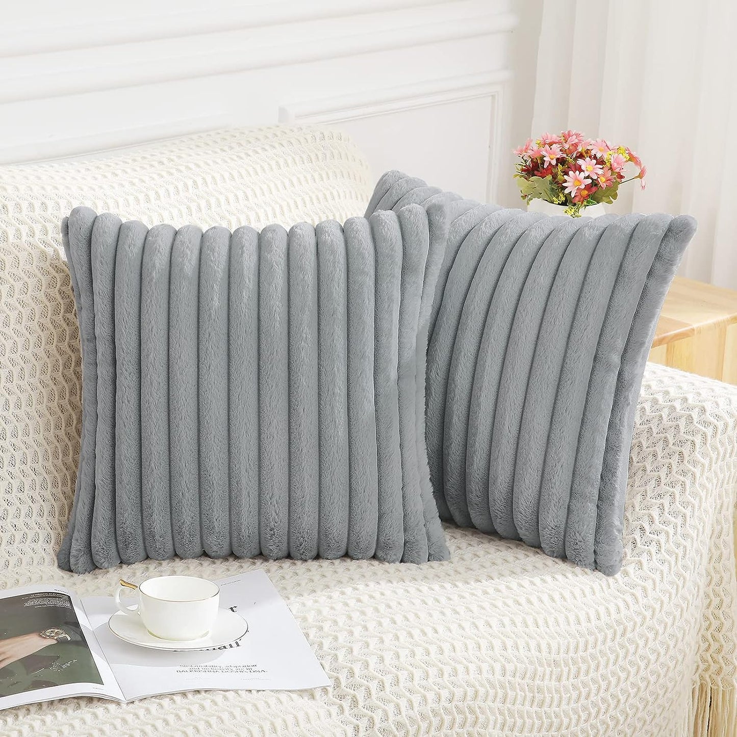 Square pillow cover by fancy & stacy home decor