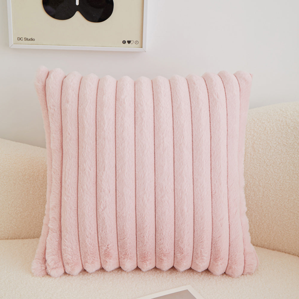 18x18 cream decorative throw pillow by fancy & stacy