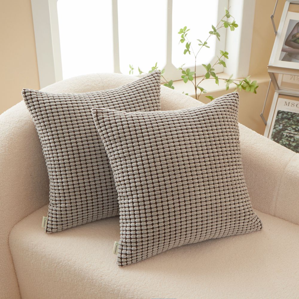 18x18 decorative throw pillow by fancy & stacy