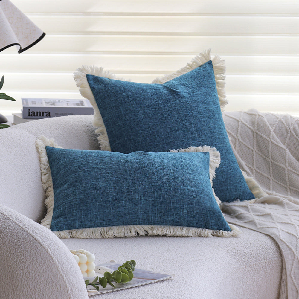 Boho lumbar pillow cover by fancy & stacy home decor