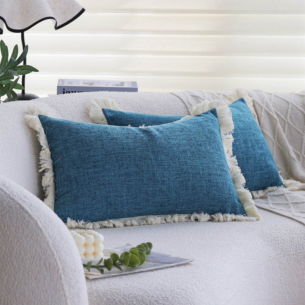 Boho lumbar pillow cover by fancy & stacy home decor