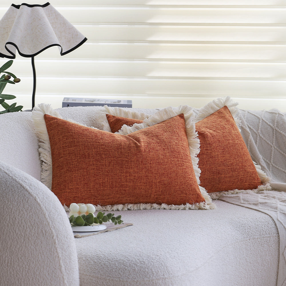 Boho lumbar pillow cover by fancy & stacy home decor