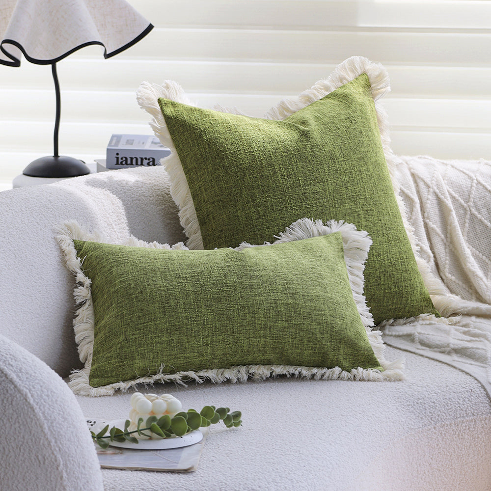 Boho lumbar pillow cover by fancy & stacy home decor