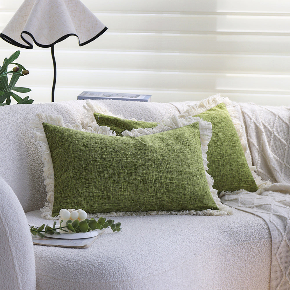 Boho lumbar pillow cover by fancy & stacy home decor