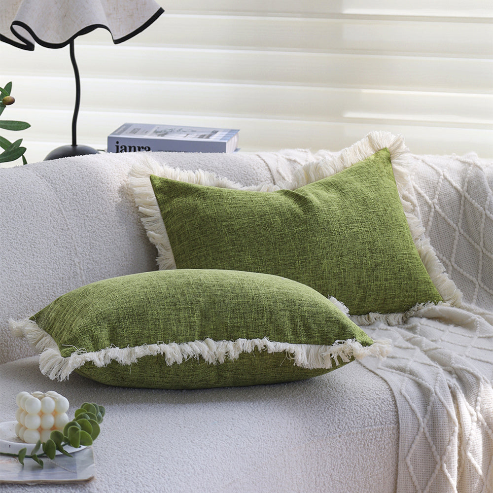 Boho lumbar pillow cover by fancy & stacy home decor