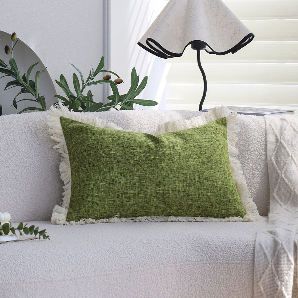 Boho lumbar pillow cover by fancy & stacy home decor