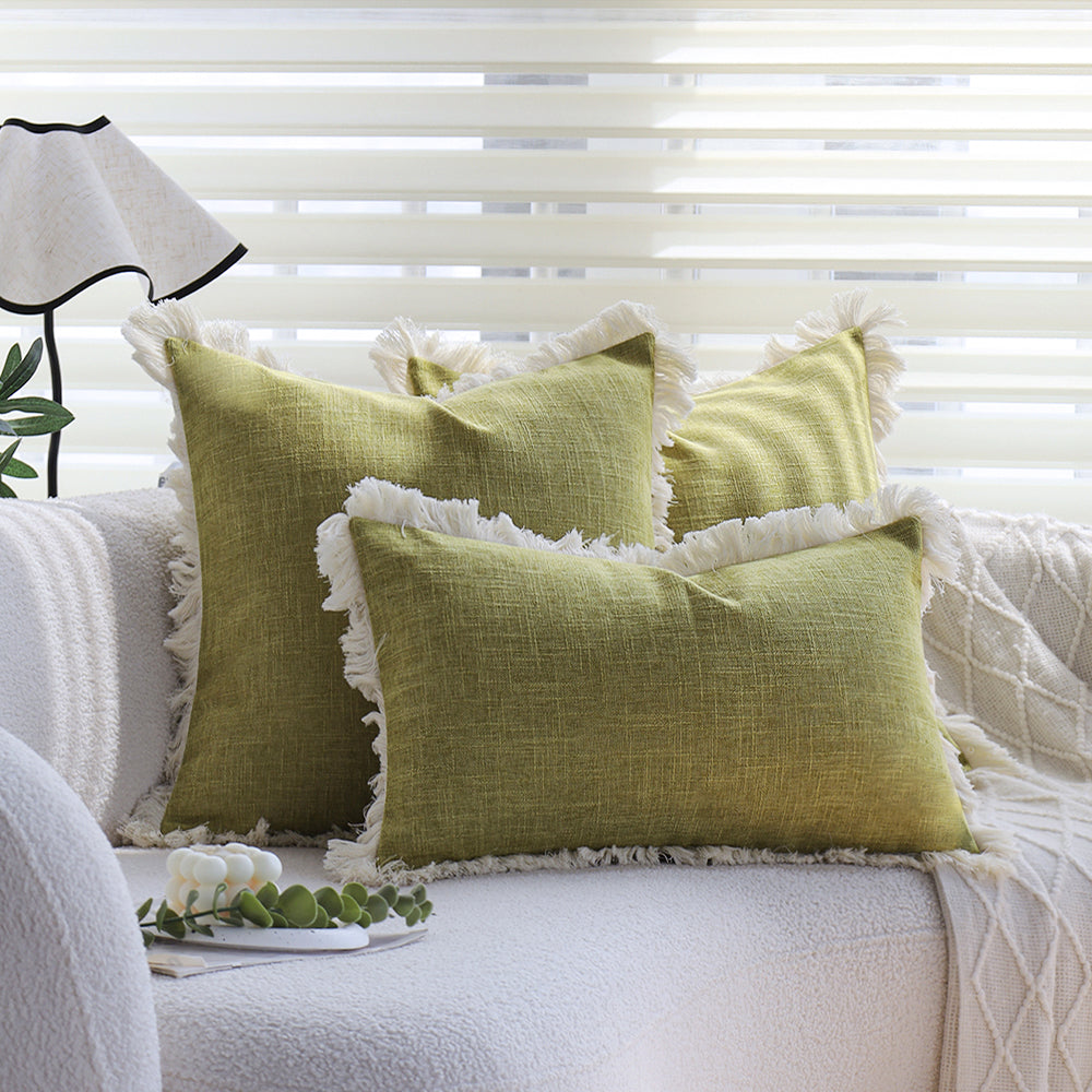 Boho lumbar pillow cover by fancy & stacy home decor