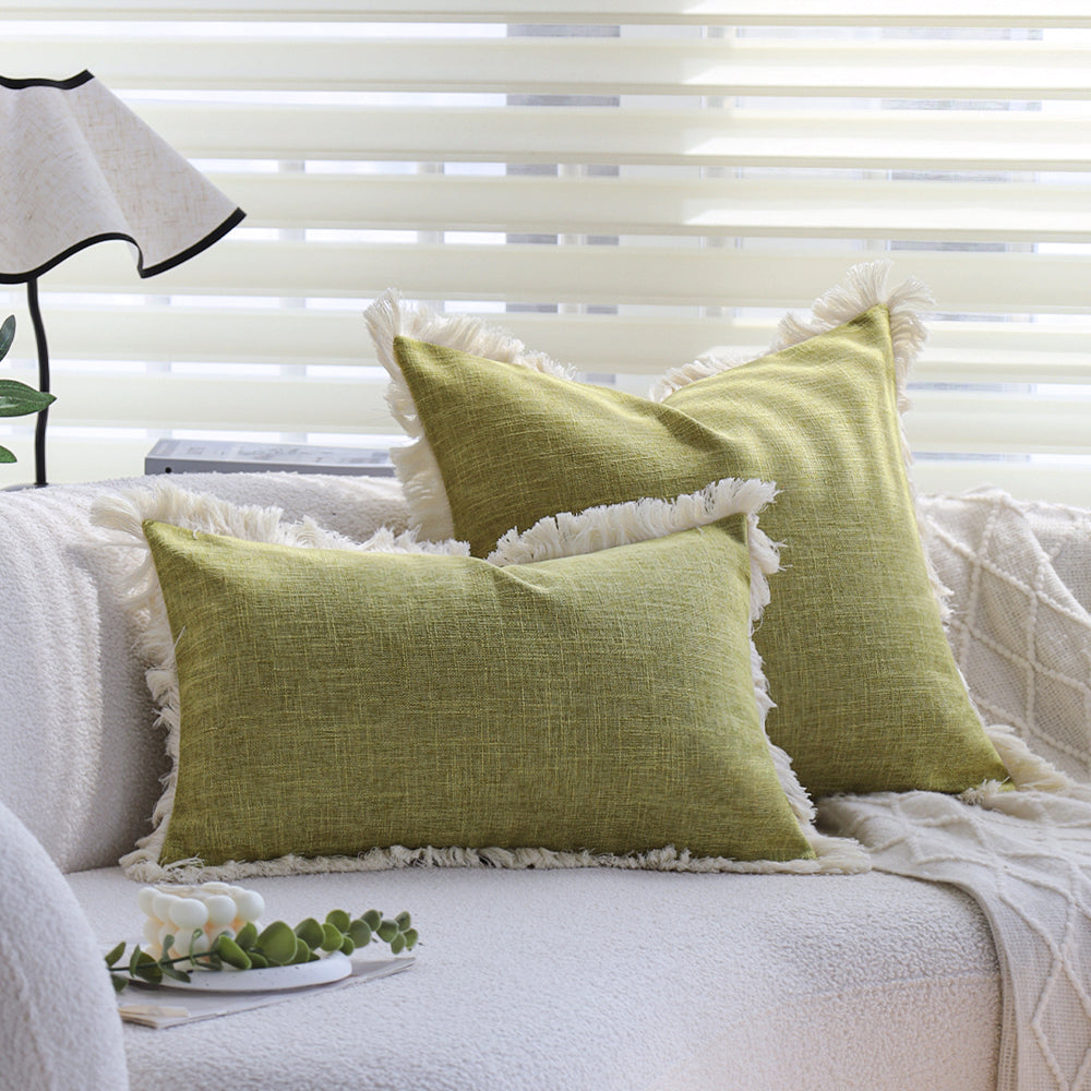 Boho lumbar pillow cover by fancy & stacy home decor