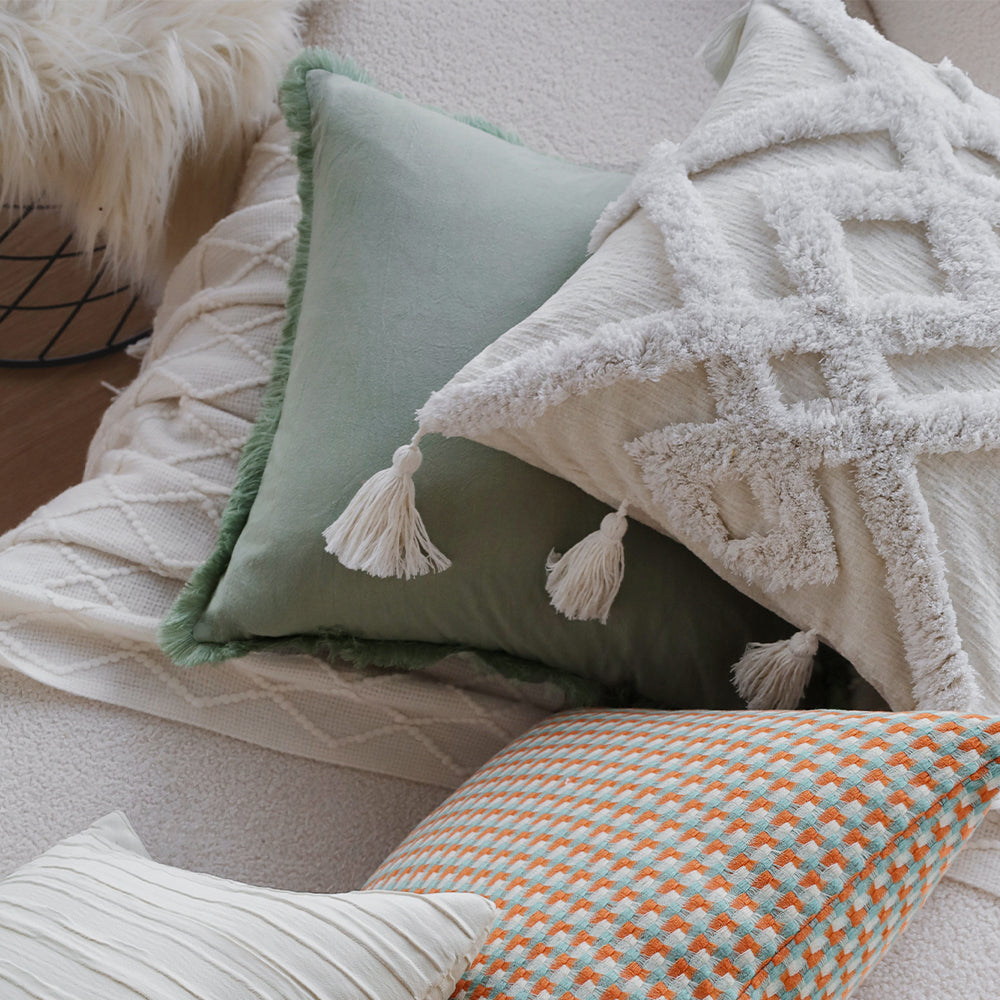 Boho throw pillow cover by fancy & stacy home decor