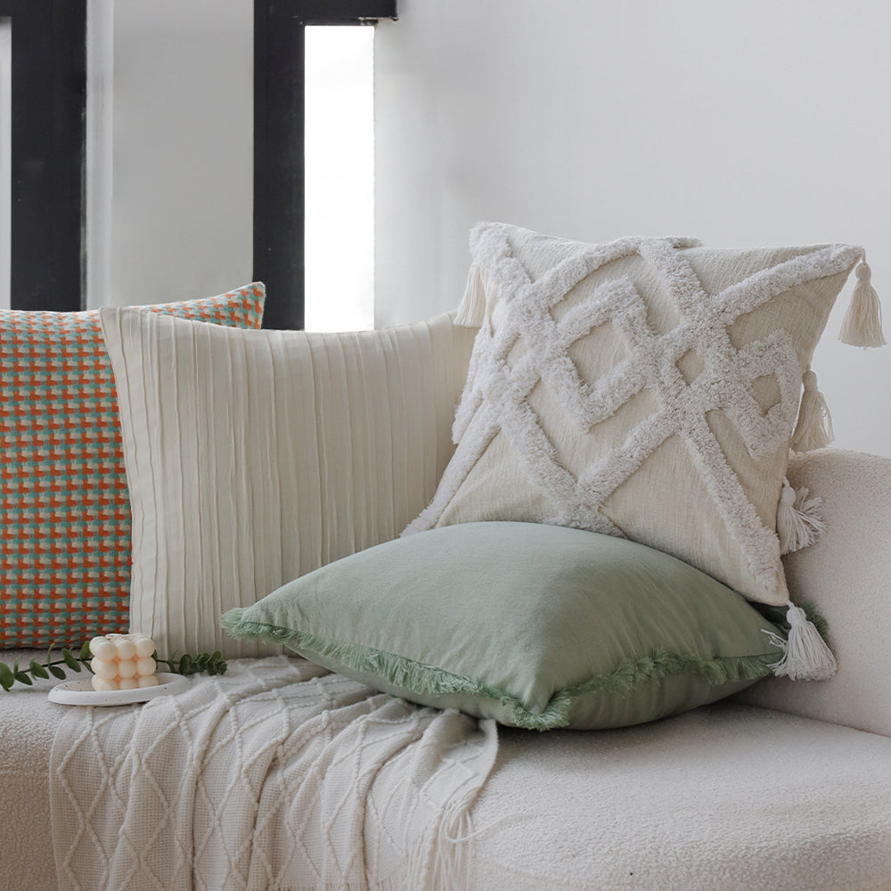 Boho throw pillow cover by fancy & stacy home decor