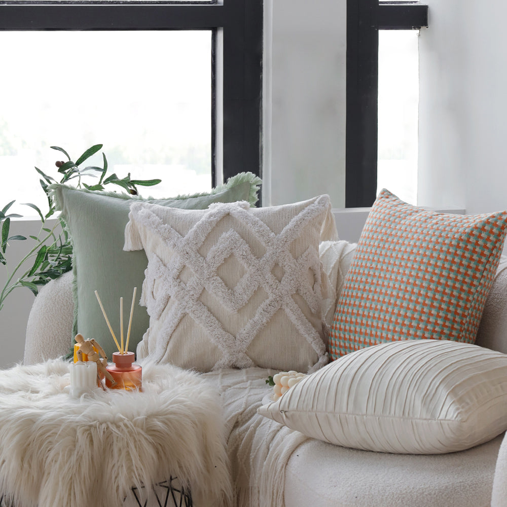 Boho throw pillow cover by fancy & stacy home decor