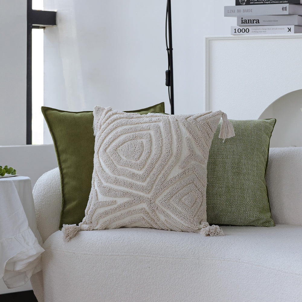 Boho throw pillow cover by fancy & stacy home decor