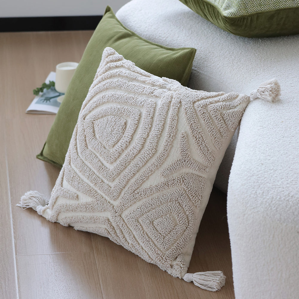 Boho throw pillow cover by fancy & stacy home decor