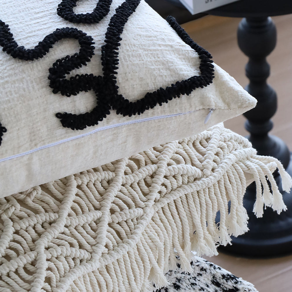 Boho throw pillow cover by fancy & stacy home decor