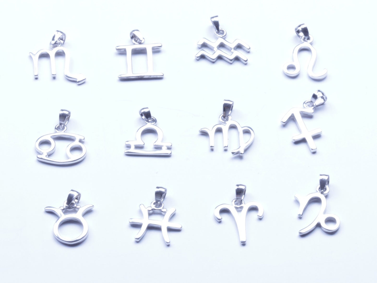 Genuine 925 Sterling Silver The Constellation Symbol Pendant Sy12 USA Seller