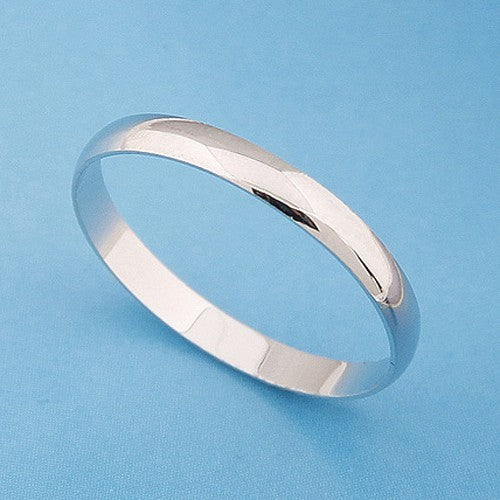 Genuine 925 sterling silver Plain Band Rings 4mm size3.5-10.5 SR01