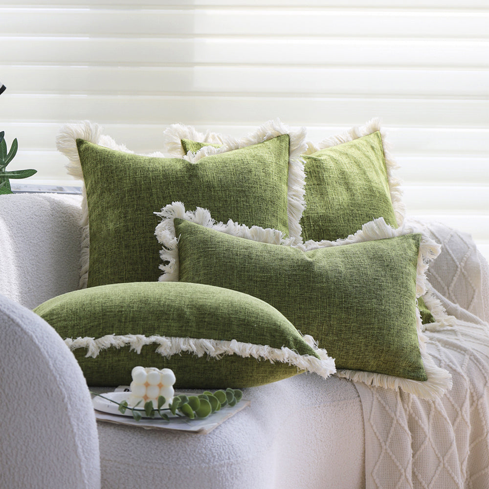 Boho lumbar pillow cover by fancy & stacy home decor