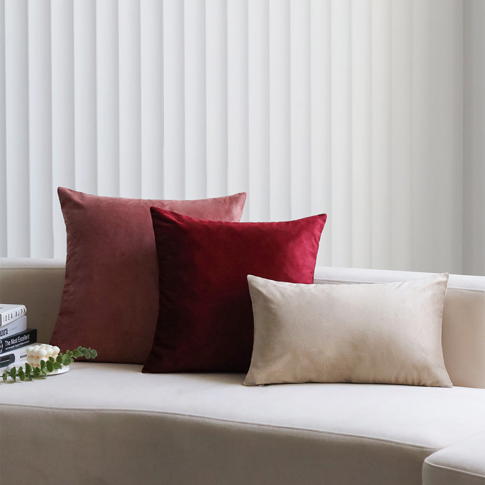 2-piece silver velvet decorative pillow bundle by fancy & stacy