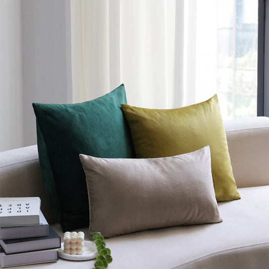 Lime-fushia-teal blue decorative throw pillow by fancy & stacy