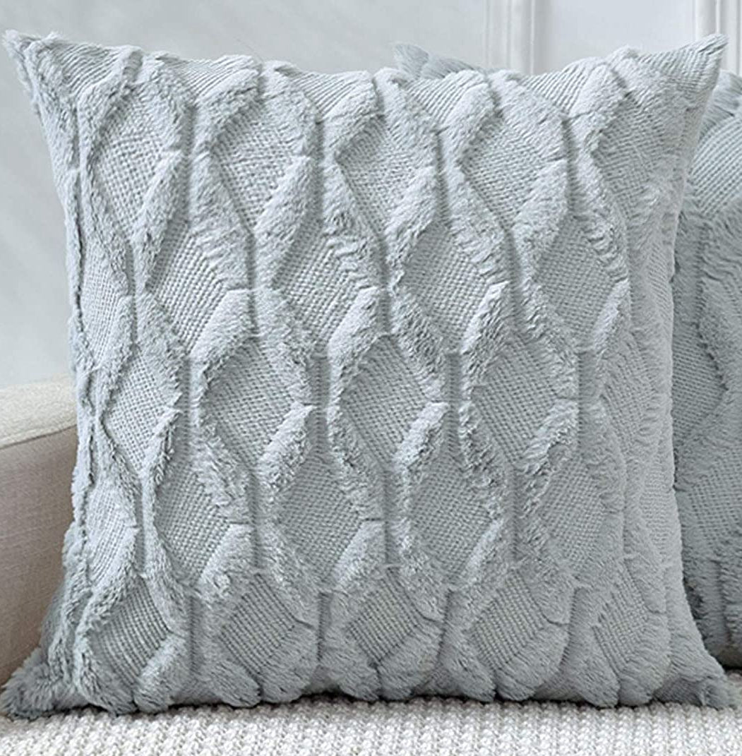 Diamond shaped Plush Throw Pillow (With Insert) size 18"x18"