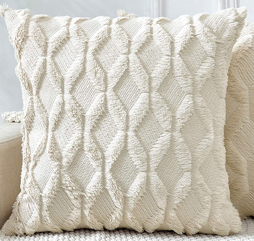 Decorative throw pillow by fancy & stacy