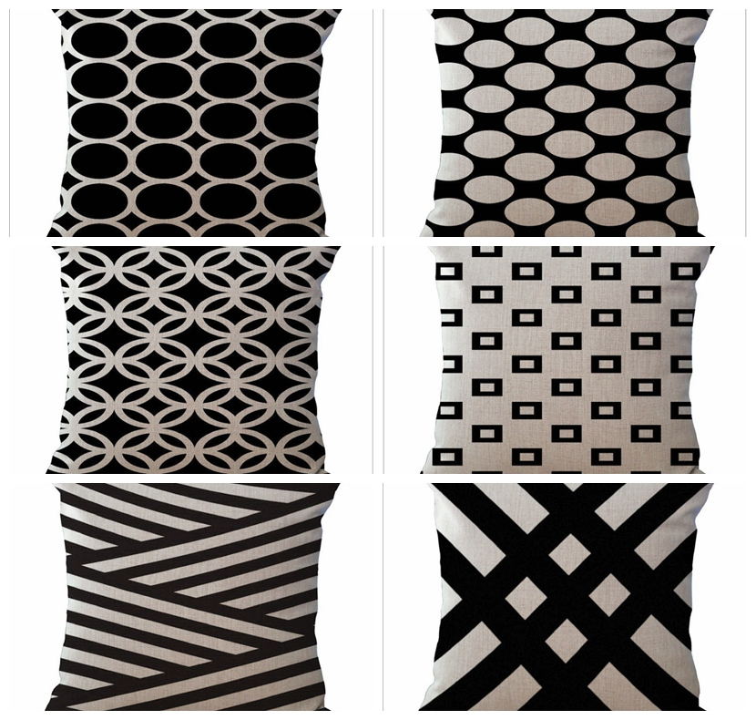 Geometric square pillow cover by fancy & stacy home decor