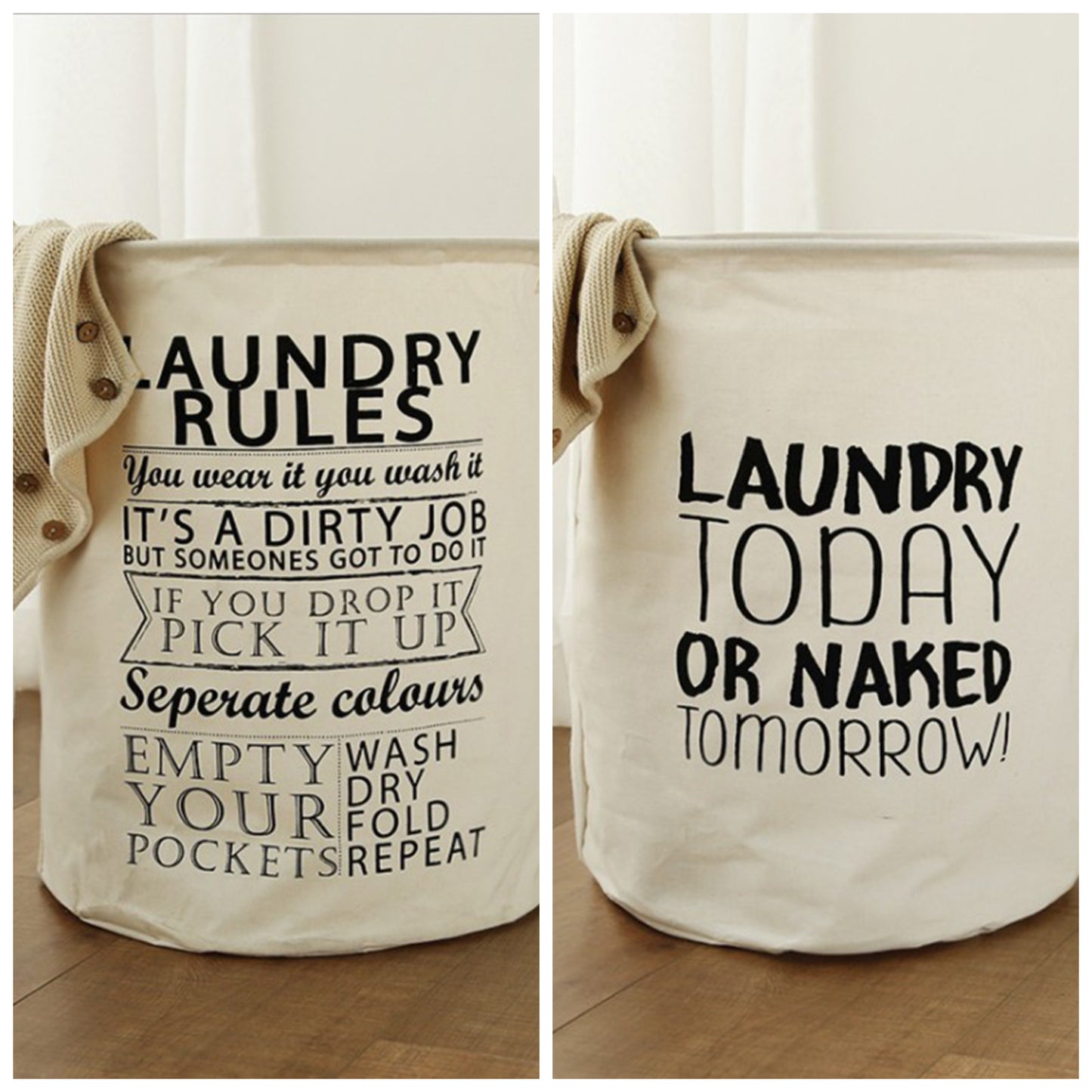 Foldable Laundry Basket 5 styles
