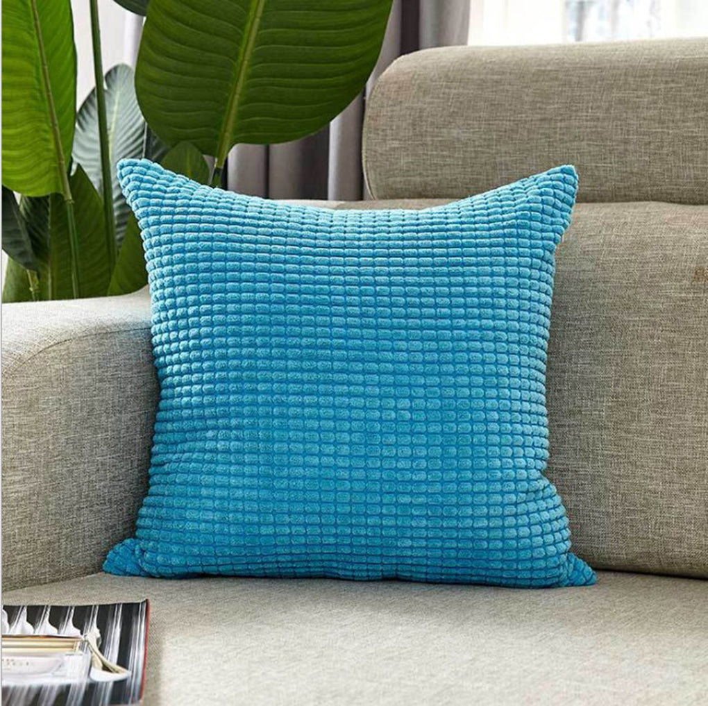 2-piece blue decorative pillow bundle by fancy & stacy