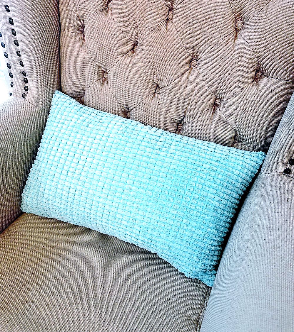 12x20 red throw pillow with 450g insert by fancy & stacy