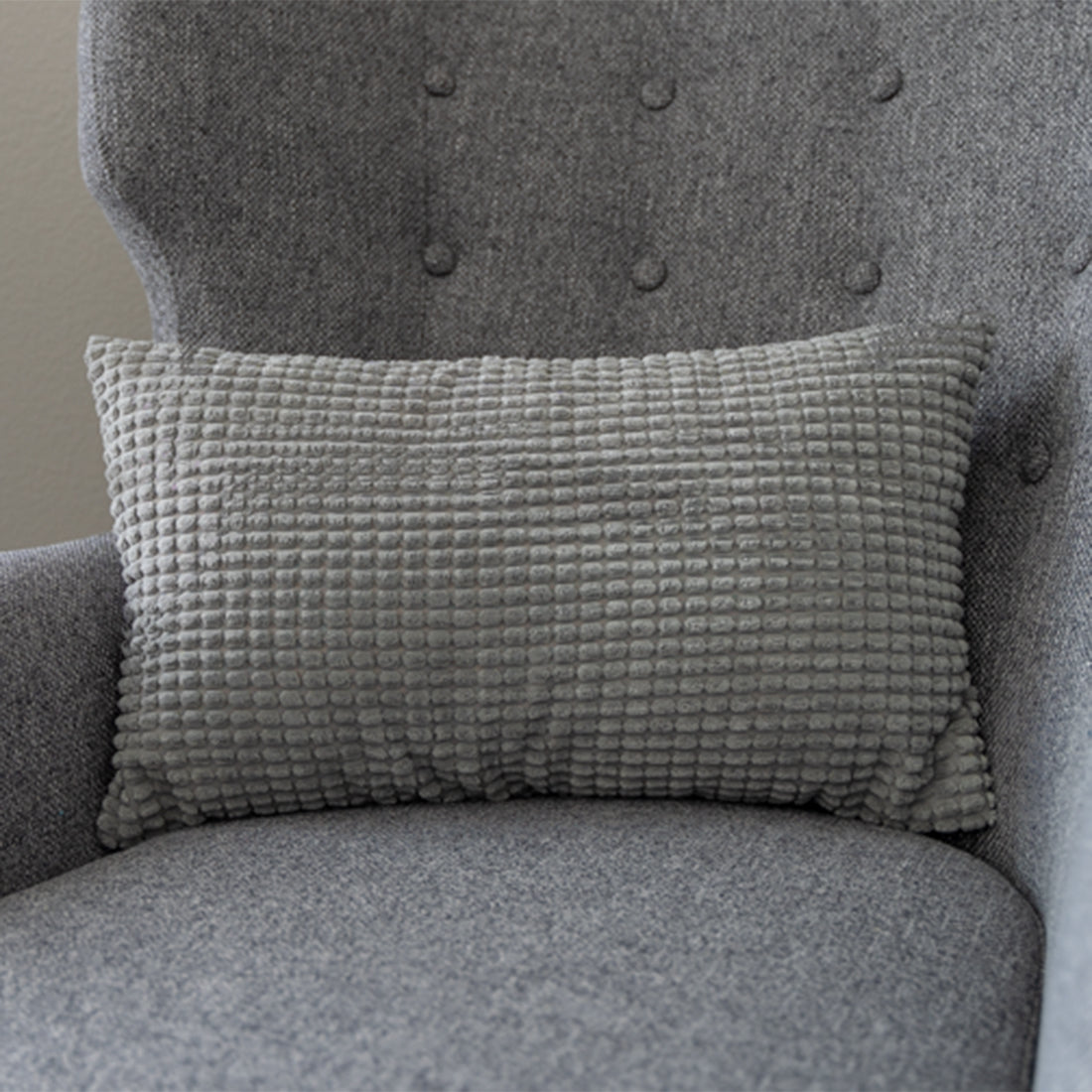 Decorative throw pillow blue 12x20 by fancy & stacy