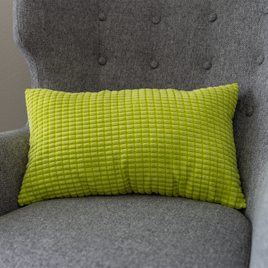 Decorative throw pillow blue 12x20 by fancy & stacy