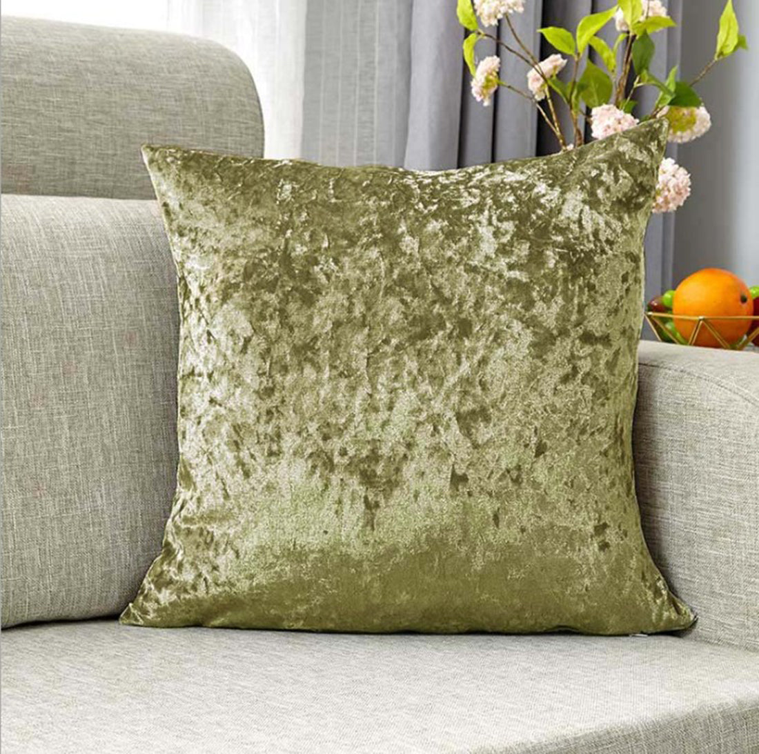 Velvet throw pillow cover by fancy & stacy home decor