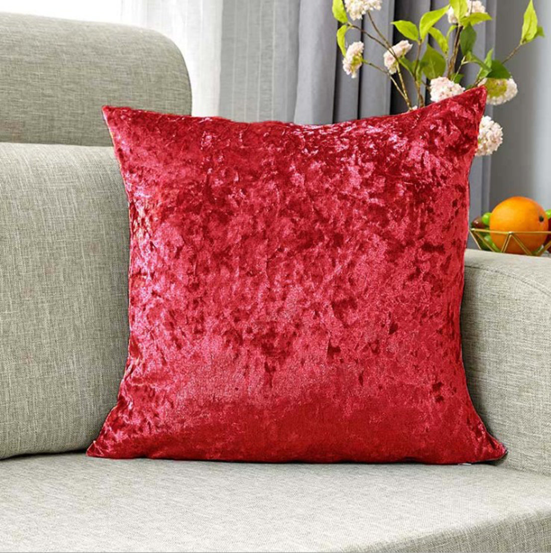 Velvet throw pillow cover by fancy & stacy home decor