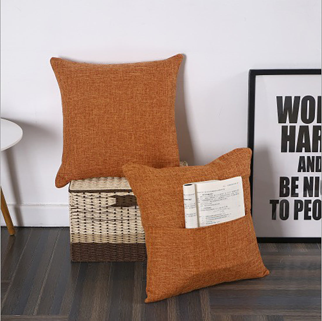 2x86 throw pillow with 450g insert by fancy & stacy