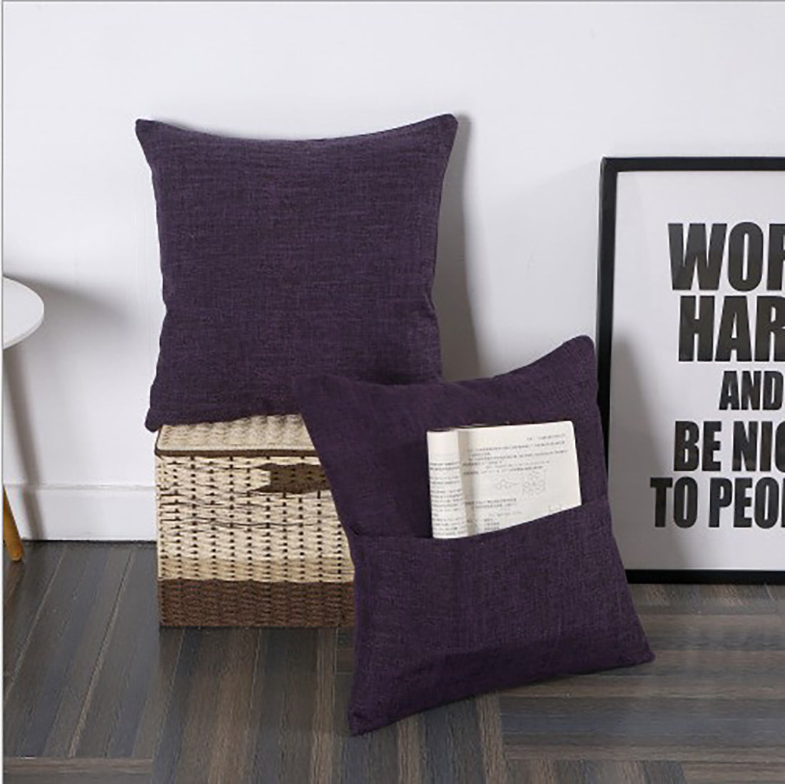 2x86 throw pillow with 450g insert by fancy & stacy