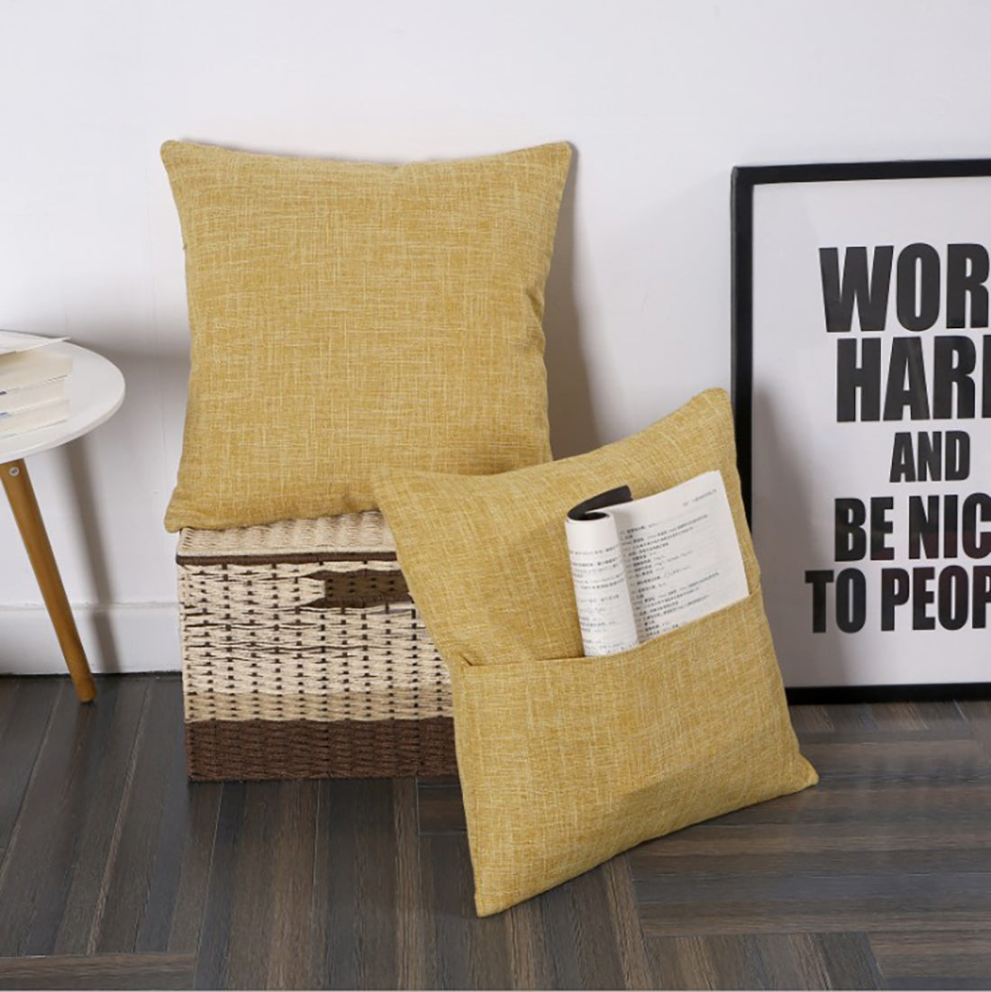 2x86 throw pillow with 450g insert by fancy & stacy